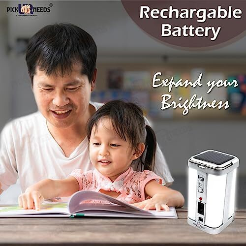 Pick Ur Needs Solar Rechargeable Home Emergency Floor Lantern Lamp Light Super Brightness 4 Side Tube (Silver)