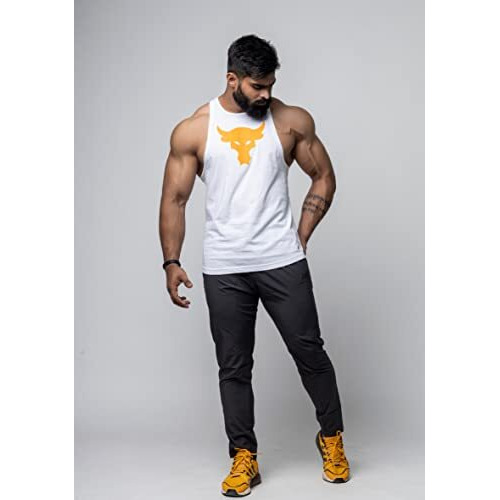 Juari Be A Gentleman Cotton Men's Sleeveless Gym Regular Fit Vest (Multicolor, Medium), Combo Pack Of 3