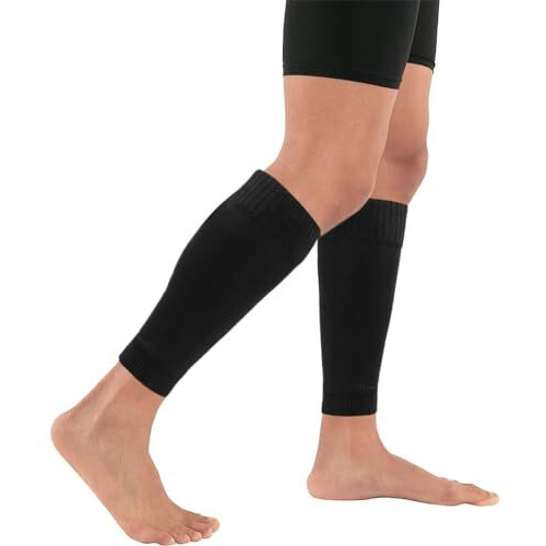 Optifit Calf Compression Sleeve, Sports Leg Compression Socks For Shin Splint, Varicose Vein And Calf Pain Relief, Leg Warmers Calf Thigh Compression Sleeves For Basketball, Football (One Size)