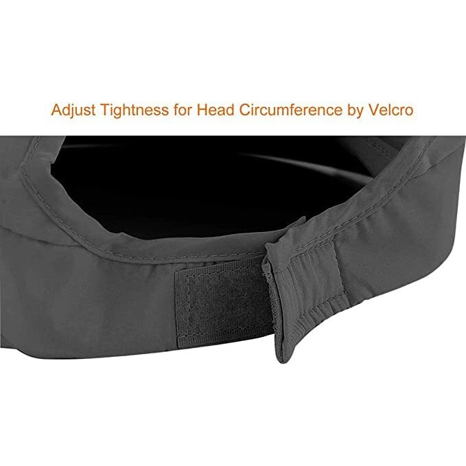 Alexvyan Polyester Sun Visor Hats For Women Uv Protection Wide Brim Summer Cap For Girls Hat Uv Protection Breathable Casual Beach Hat, Sun Protection Cap For Women (Black), Large