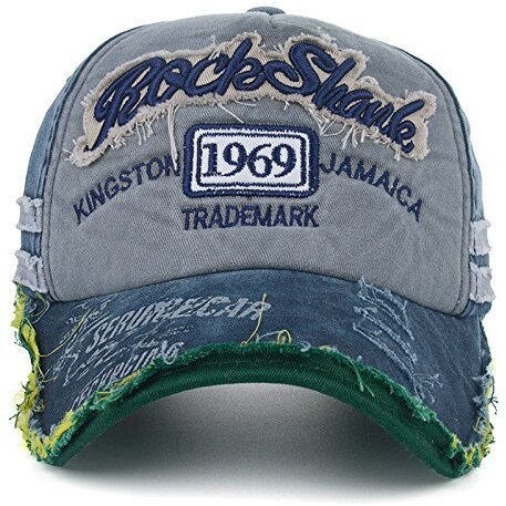 Handcuffs Unisex Denim Caps Baseball Cap For Men And Women (Blue)