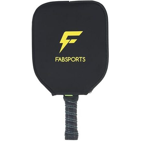 Fabsports Premium Neoprene Pickleball Paddle Cover With Zipper Sleeve Protective Case