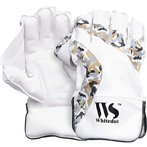 Whitedot Sports Whitedot Camo Pu Wicket Keeping Gloves Idol For Youth/Medium, Volleyball