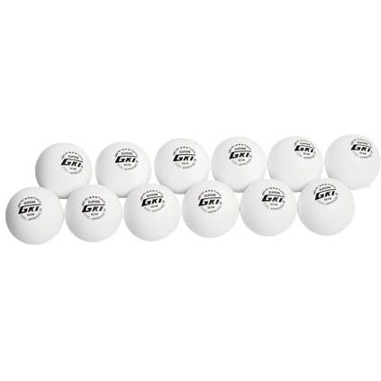 Gki Superb Tennis Ball (White, 40+) Standard Size, Pack Of 12