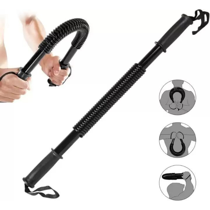 Pro365 Power Twister Bar Upper Body Exercise Equipment For Core Strengthening, Home Gym Workout Flex Bar For Men & Women (20 Kg)