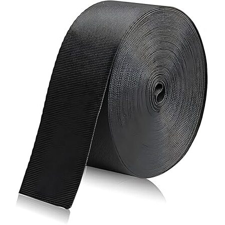 Apav Heavy-Duty 2-Inch Wide Nylon Webbing Strap - Versatile & Durable For Outdoor Gear, Sports Equipment, Pet Collars, Leashes, Bag Belts & Diy Projects (5 Meter (Black))