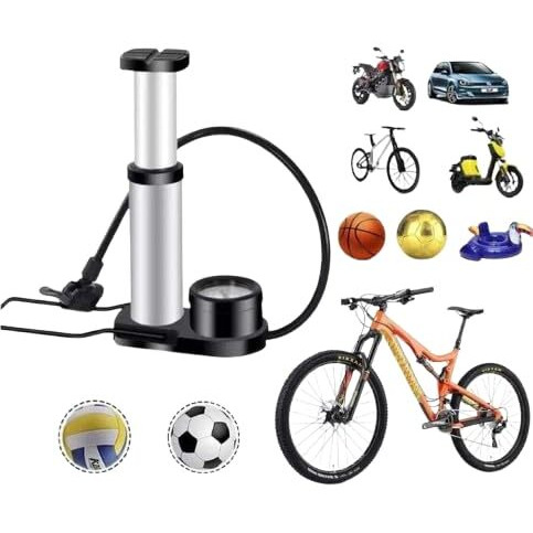 Voracia Cycle Air Pump For Bicycle And Bike Foot Activated Pump Machine For High Pressure Cycle Air Pump For Bicycle, Football Pump, Pump For Cycle Tyre