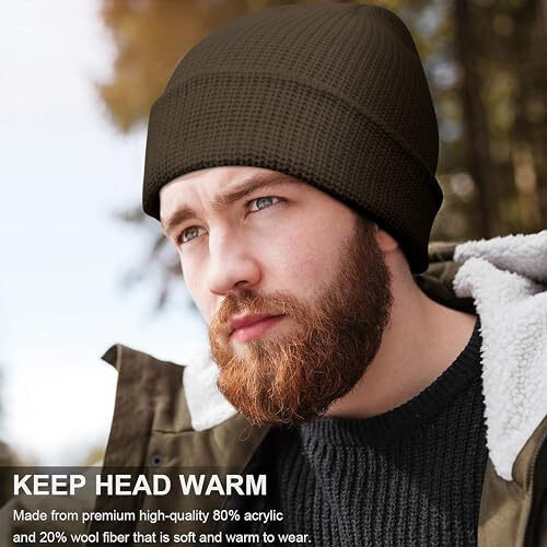 Northwind Winter Cap For Men And Women, Beanie And Woolen Cap, Winter Wear (Coffe)