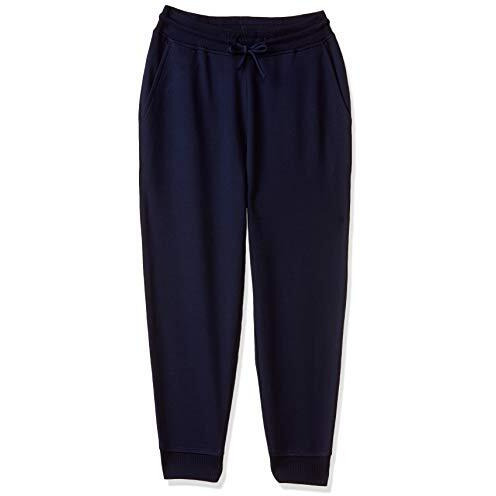 Amazon Brand - Jam & Honey Boys 100% Cotton Solid Print Track Pants (Joggers) Navy