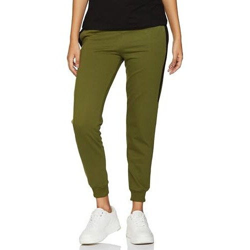 Amazon Brand - Symbol Women's Regular Joggers (Sym-Aw22Wtr-805_Pesto Green_2Xl)