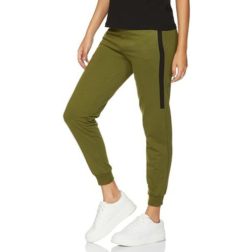 Amazon Brand - Symbol Women's Regular Joggers (Sym-Aw22Wtr-805_Pesto Green_2Xl)