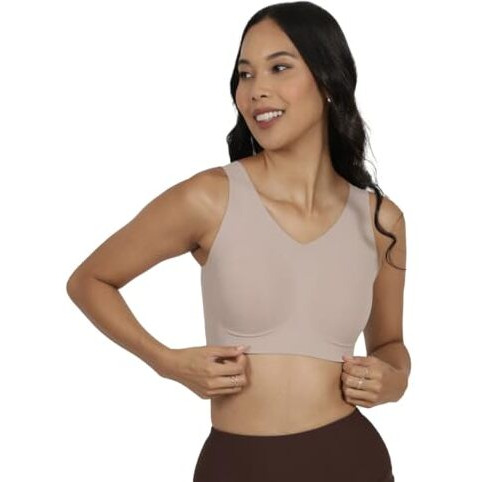 Blissclub Absolute Invisible Bra | Seamless Bra | All Day Support | Removable Cups | Chafe-Free