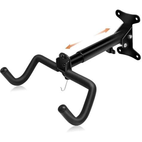 Proberos Bike Cycle Wall Mount Stand Rack, Garage Bike Rack Wall Mount Organizer Bicycle Hanger Storage System, Retractable Wall Mounted Rack For Mbt, Road Bike, Kids Bike Indoor Storage