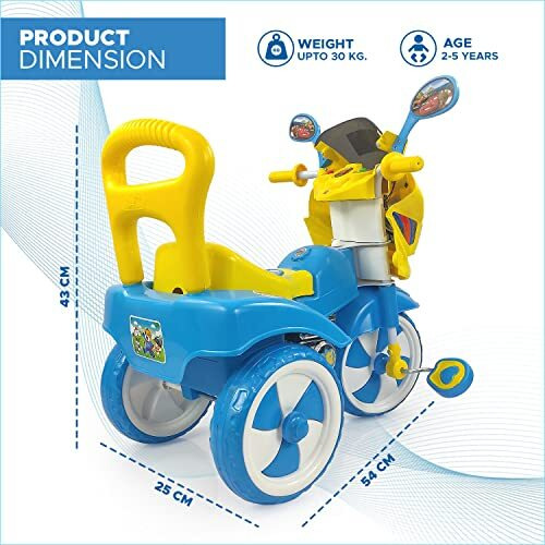 Archana Nhr Kids Tricycle With Under Seat Storage Space, Lights And Music