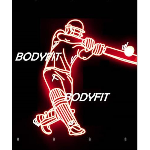 Bodyfit Heavy Tough Plastic Cricket Bat,Full Size (34 X 4.5Inches) Premium Bat For All Age Groups  Boys/Girls/Adults