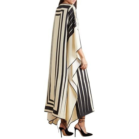 Pracharan Self Design, Solid, Printed Art Silk Women Kaftan