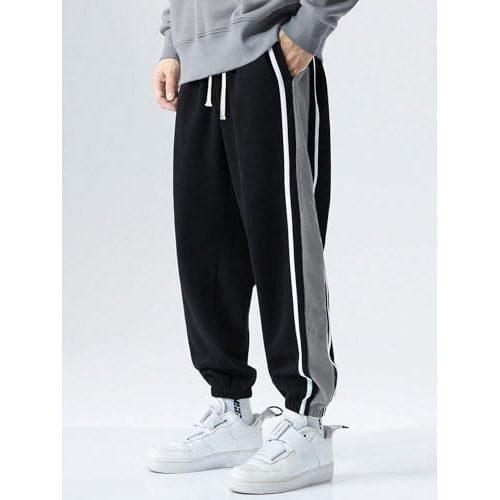 Lymio Track Pant For Men || Men Track Pant || Track Pant (Tp-51-53) (In, Alpha, 2Xl, Black)