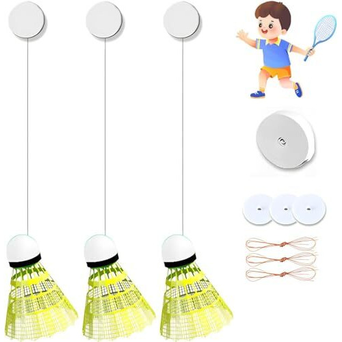 Optifit Automatic Rebound Badminton Trainer, Badminton Rebound Trainer, Parent-Child Interaction Kid Toys For Exercise And Leisure, Badminton Training Device For Kids And Badminton Beginners