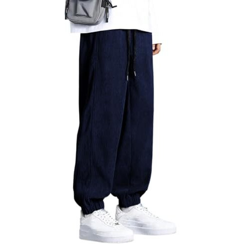 Greciilooks Track Pant For Men | Trouser Pant For Men | Baggy Pant For Men Loose Fit | Cargo Pant For Men | Track Pant Men | Men Stylish Track Pant (In, Alpha, L, Regular, Blue)