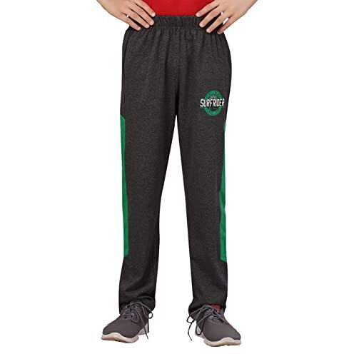 South Tree Boys Trackpant With One Side Pocket (Pack Of 3) Regular Fit Mid Rise Multicolored Charcoalmelange_Greymelange_Andhramelange, 13 Year-14 Year