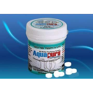 Aquapura Water Purifier Tablets, 60 Tablets Pack, Each Tablet For 10 Litres Water, 3 Years Shelf Life & Warranty - 60 Pcs