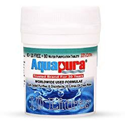 Aquapura Water Purifier Tablets, 60 Tablets Pack, Each Tablet For 10 Litres Water, 3 Years Shelf Life & Warranty - 60 Pcs