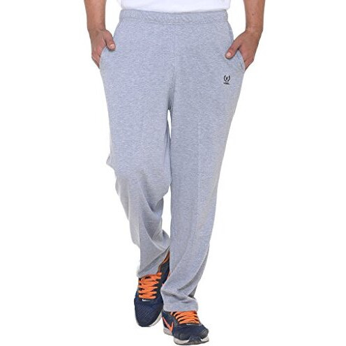 Mack Jonney Men's Loose Fit Trackpants (D10Melange-L_Multicolored_Large)