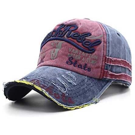 Handcuffs Denim Stylish Cap For Men Women Baseball Adjustable Free Size Caps (Blue)