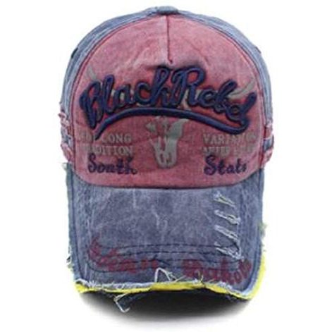 Handcuffs Denim Stylish Cap For Men Women Baseball Adjustable Free Size Caps (Blue)