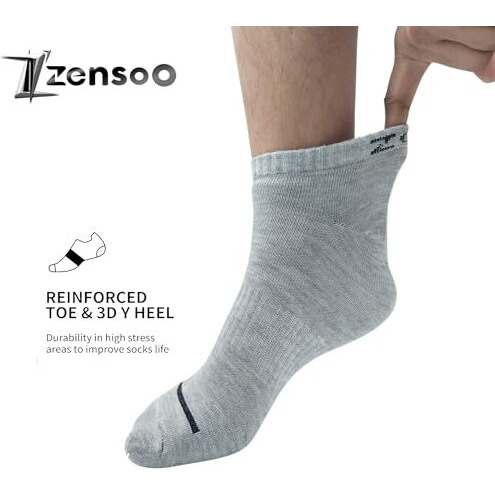 Zensoo Ankle Socks For Women And Man Combed Cotton Low Ankle Solid And Plain Color Socks Combo Pack Use For Gym, Running Casual Wear And (No Smell) Unisex Breathable Socks For Summer Pack Of 5