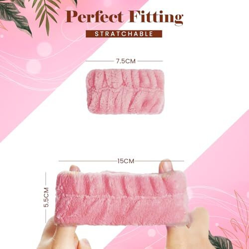 Homeaura 2 Pairs Wrist Band For Face Washing | Absorbent Wristband For Face Wash For Women And Girls Prevents Water Spillage | Coral Velvet Sweatband For Skincare Yoga And Fitness (Red Bean And Grey)