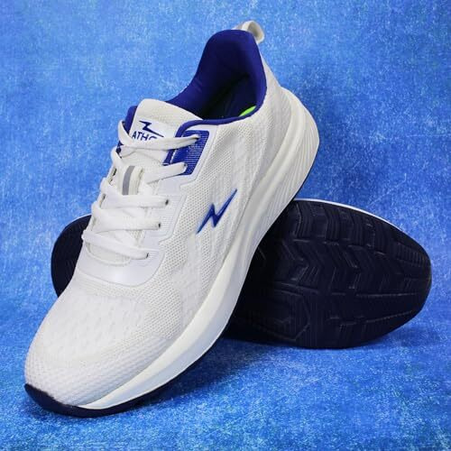 Athco Men's Crysta White Running Shoes_10 Uk (Athst-45)