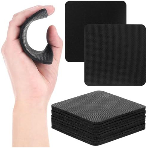 Proberos 10Pcs Neoprene Weight Lifting Grip Pads, Anti-Slip Gym Grips For Pull Ups, Hand Protection Pads For Fitness Training, Calisthenics, Bodybuilding, Yoga & Home Use - 4.33 Inches, 3Mm Thick