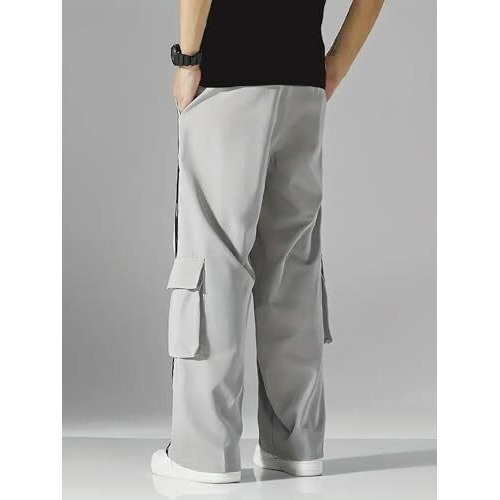 Lymio Track Pant For Men || Track Pants || Plain Track Pant (Tp-65-Grey-Xl)