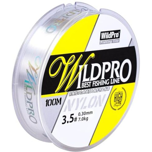 Proberos Fishing Line, 109 Yards 0.3Mm Fishing Wire, Clear Nylon Monofilament Super Strong 15.4Lbs Abrasion Resistant High Stretch Fishing Line For Freshwater And Saltwater Angling
