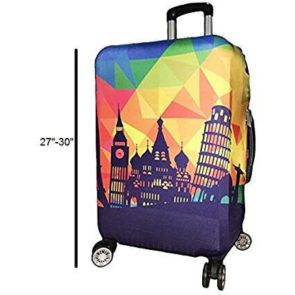 Handcuffs Luggage Cover Suitcase Protector Fits 30-32 Inches Luggage (X-Large)