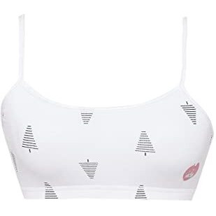 Sillysally Pack Of 2 Girls Beginners Bra | Sport Bra Non Padded Non Wired/Double Layered Fabric Bra Multicolour