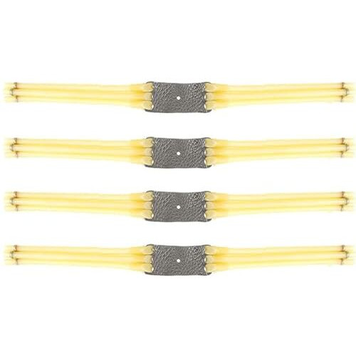 Proberos Target Games And Darts, Slingshot Accessory, Slingshotrubber Bands 3-String High Elastic Rubber Bands Elastic Natural Latex Rubber Catapult Bands