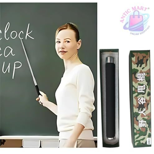 Anticmart || Highest Grade Teacher's Pointer Stick | Hiking Stick For Men And Women | Professional Multitool | Comfortable Grip | Foldable Stick With Nylon Bag Cover Pack Of 1