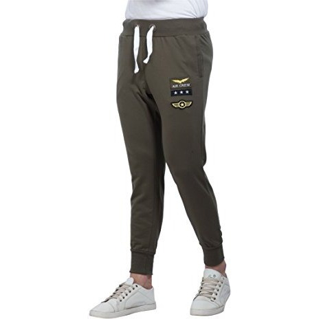 Alan Jones Clothing Men's Slim Fit Trackpants (Jog18-Bgd01-Olive-Xxl_Olive Green_Xx-Large), Mid Rise
