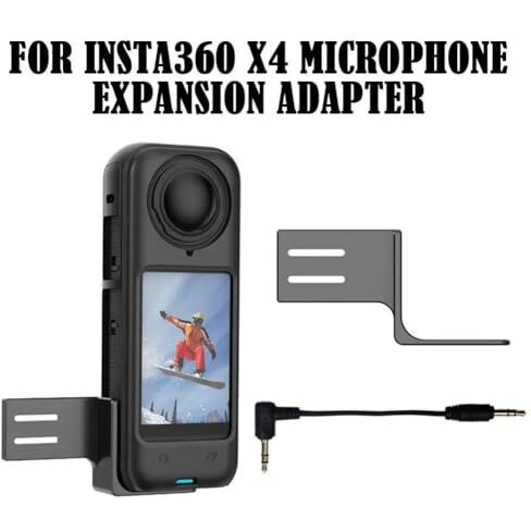 Yantralay External Microphone Aluminium Mount Compatible With Insta 360 X4/X3/X2, Insta 360 Camera Accessories