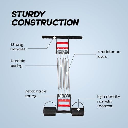 Starewa 3 In 1 Multi Usage 5 Detachable Chest Pull Chest Expander Pull-Up Bars Spring Exerciser Elastic Sit Up Pull Rope Home Fitness Equipment