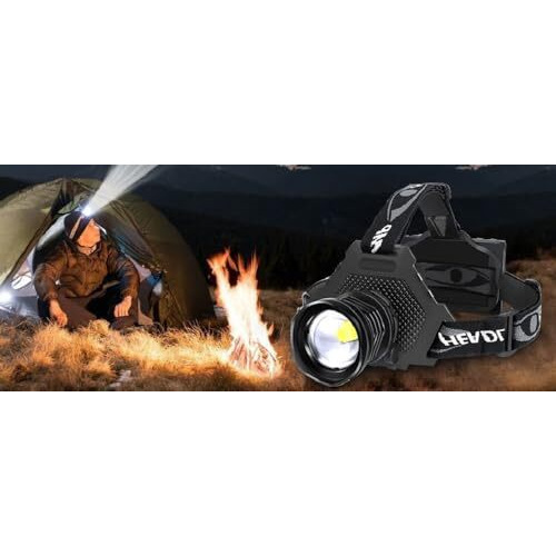 Panihari Rechargeable Headlamp Torch Waterproof Led Headlight With Battery Used For Night Walking Cycling Running Climbing Fishing Repair Construction