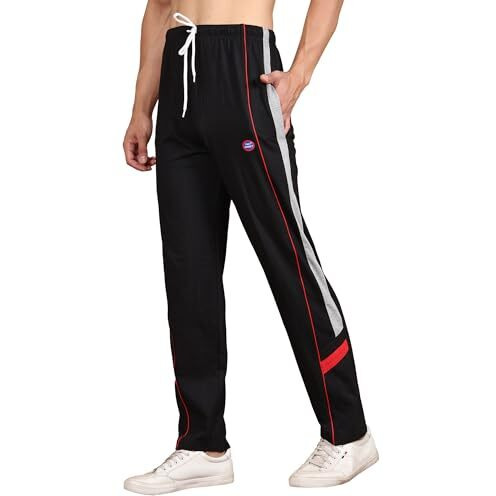 Mack Jonney Men Regular Fit Trackpants Black Xx-Large Pack Of 1-D7Black01-Xxl