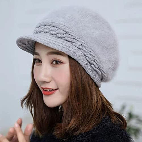Handcuffs Women's Wool Beanies Hat (Grey) Free Size