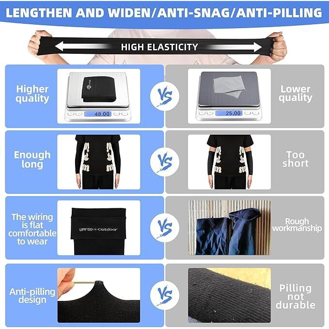 Zensoo Bamboo Bandana & Arm Sleeves Combo | Uv Sun Protection For Bikers & Athletes | Breathable Face Mask, Neck Gaiter & Cooling Sleeves (2 Arm Sleeves & 2 Bandanas)