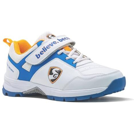 Sg Mens Shoe Century 6 0 White/Royal Blue/Orange No 8