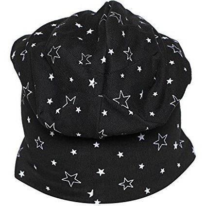 Mack Jonney Cotton Blend Beanie Cap For Women(Pack Of 2)-Cap__Prt__No.3__Nv__Prt__No.1__Bl__02-, Multicolour, Free Size