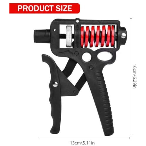 Proberos Hand Grip Strength Trainer, Advanced Level Hand Grip Strengthener, Adjustable Resistance 5-165 Kg, Adjustable Forearm Strengthener, Hand Grip Workout Strengthener, Hand Exercise Equipment