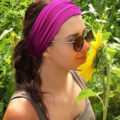 Paropkar Under Scarf Hijab Cap Bandana Head Wrap Solid Color Hijab Tube Unisex Stretch Dreadlocks Cap Neck Cover (Assorted Colour - 5)